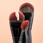 Jessup 1pc Black Smoothie Angled Foundation Brush MUL02