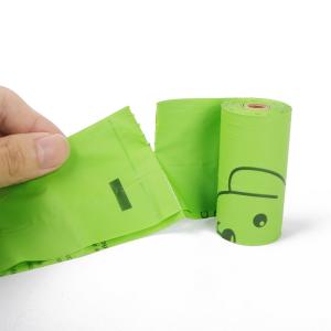 Quality Eco Friendly Sedex Certified Biodegradable Dog Poop Bags Gravure Printing wholesale