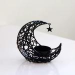 Creative Rotating Metal Glass Tealight Candle Holder Aromatherapy Ornament