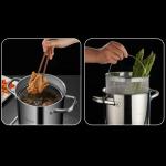 304 Stainless Steel Deep Frying Pots For French Chip Frying