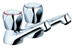 Quality Contemporary Single Handle Polished Chrome Bathroom Mixer Faucet T8061 wholesale