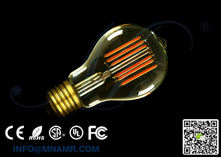 2017 New Design 5W A19 LED Edison Bulb for Crafted Workshop Interior Decoration Project