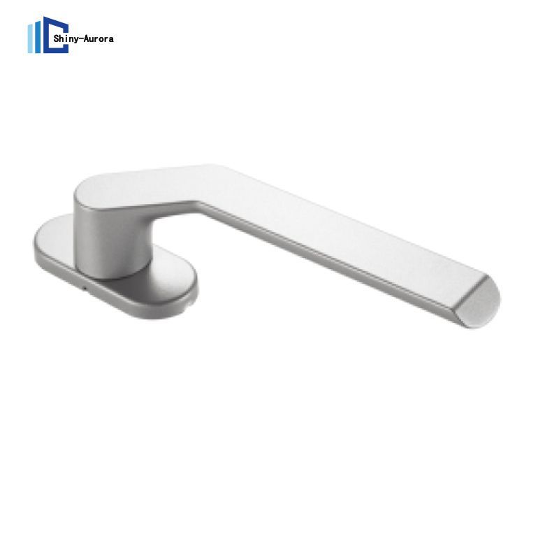 American Style Privacy Lever Handle Lock Set Matte Aluminum Door Handle Wooden Smart Door