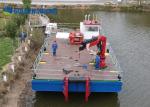 Hydraulic Multi Cat Work Boat for Dredger Working Speed 8-10 knots 2 Pieces