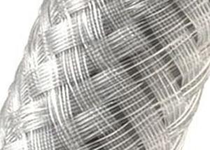 Quality Custom Diameter 304 Stainless Steel Braided Sleeving For Any Wire / Hose / Cable wholesale
