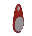 13.56MHz T5577 Chip RFID Key Chain Waterproof Key Fob ISO15693 ISO14443A