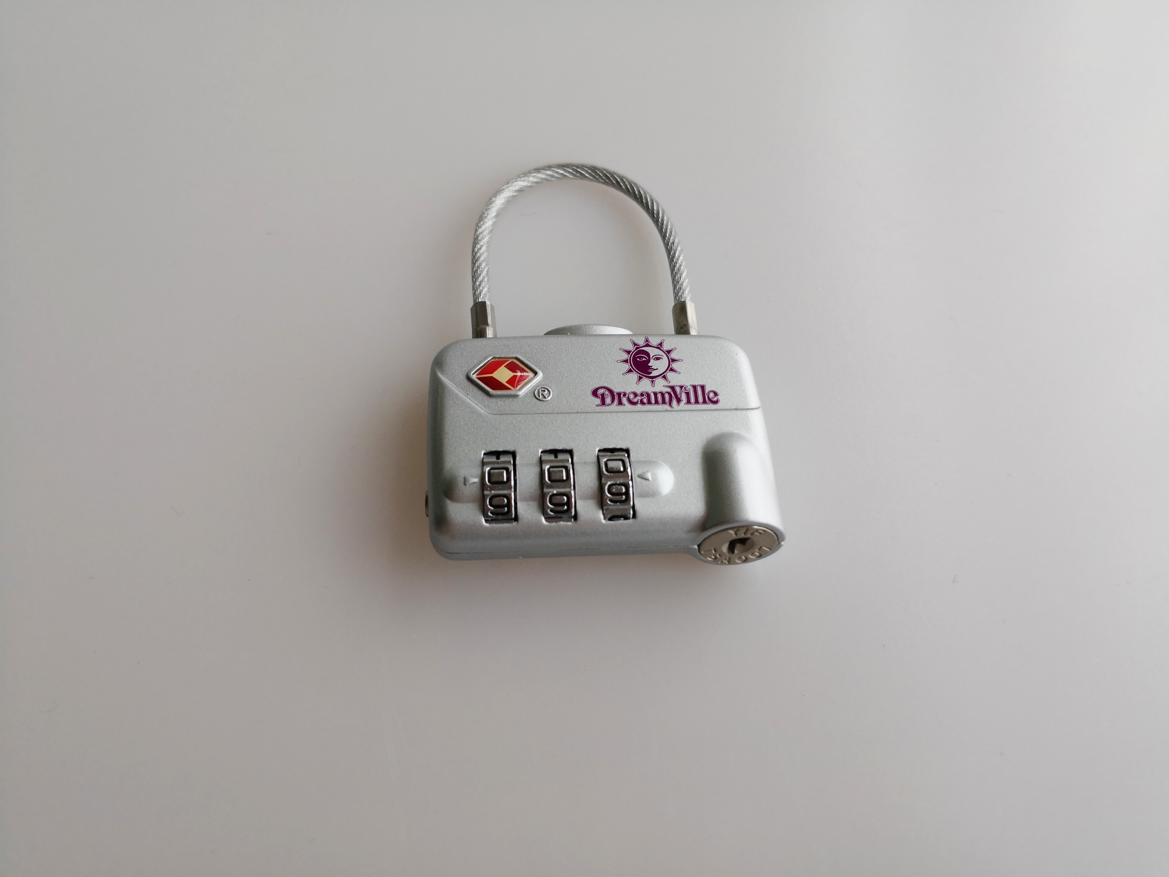 35.2g TSA Combination Padlock / TSA 21100 3 Digit Number Lock PC Material
