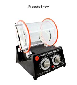 Quality Tooltos 110V Jewelry Rotary Tumbler 5kg Jewelry Deburring Finishing Polisher wholesale