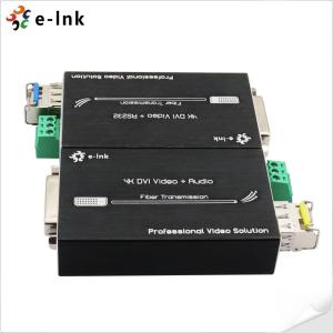 Quality Mini 4K DVI Fiber Optic Extender with RS232 wholesale