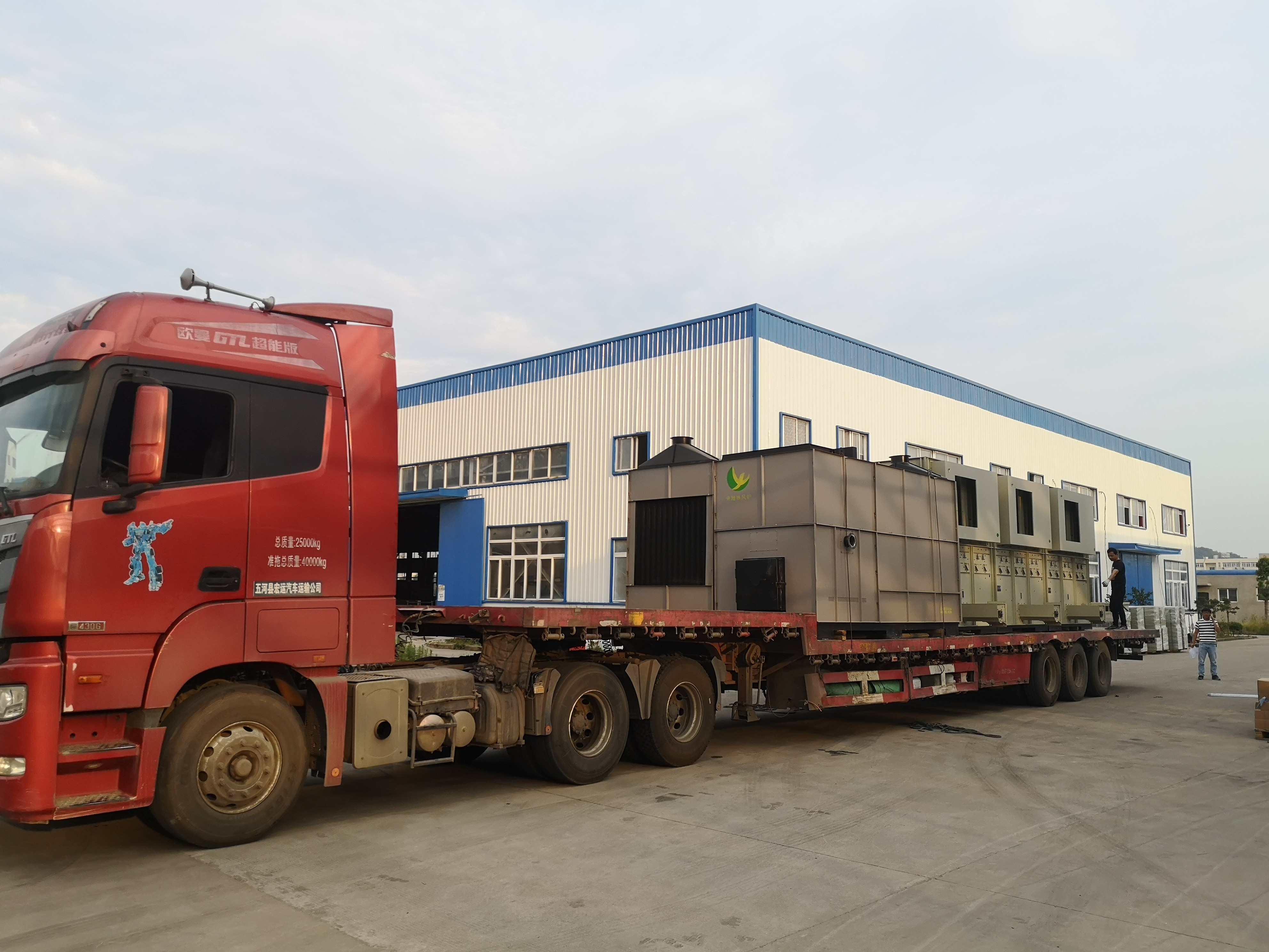 135kg/h Energy Efficient Rice Husk Furnace For Batch Recirculating Grain Drying Center
