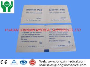 Quality nonwoven alcohol swabs,70% Isopropyl Alcohol Pad wholesale