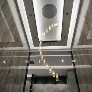 Quality Long Crystal Staircase Chandelier Modern Design Indoor Lighting(WH-NC-100) wholesale