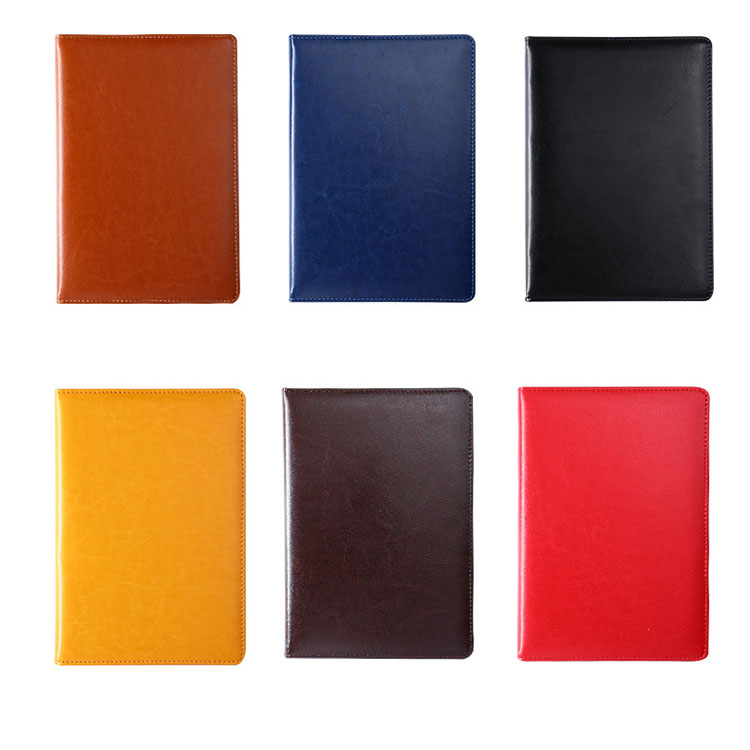 Hard Cover Portable Custom Classic Blank Notebook PU Leather Waterproof for Students