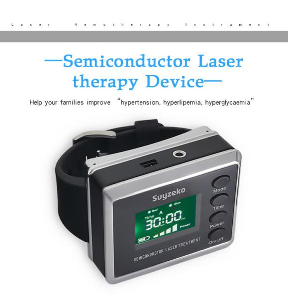 Physical Pains Digital Blood Glucose Watch , Therapeutic Diode Laser Therapy