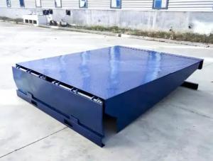 China Powder Coated Finish Loading Dock Leveler Capacity 6t 8t on sale