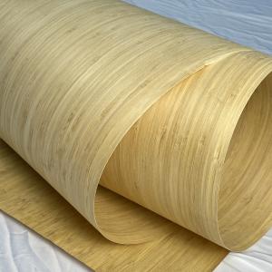 Quality 250x43cm Light Bamboo Wood Veneer Practical Thickened Unfinished wholesale
