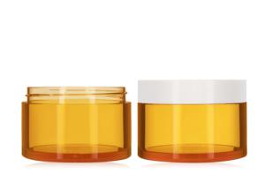 Quality Thick Wall Cream 4 OZ Plastic Cosmetic Jar 120ml With Luxury Paper Box wholesale
