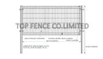 3D wire mesh fence panels