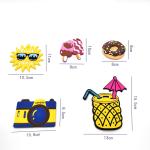 Cartoon Silicone Luggage Tags for Suitcases and Schoolbags on Summer Vacation