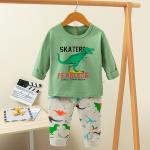 Autumn leisure Long Sleeve Cotton Pyjamas Children Cotton On Matching Pjs