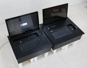 Quality Screen Motorized Flip Up Desk LCD Monitor Lift For Conference Room Table wholesale
