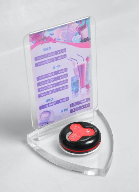 fully waterproof restaurant/cafe table calling buzzer button