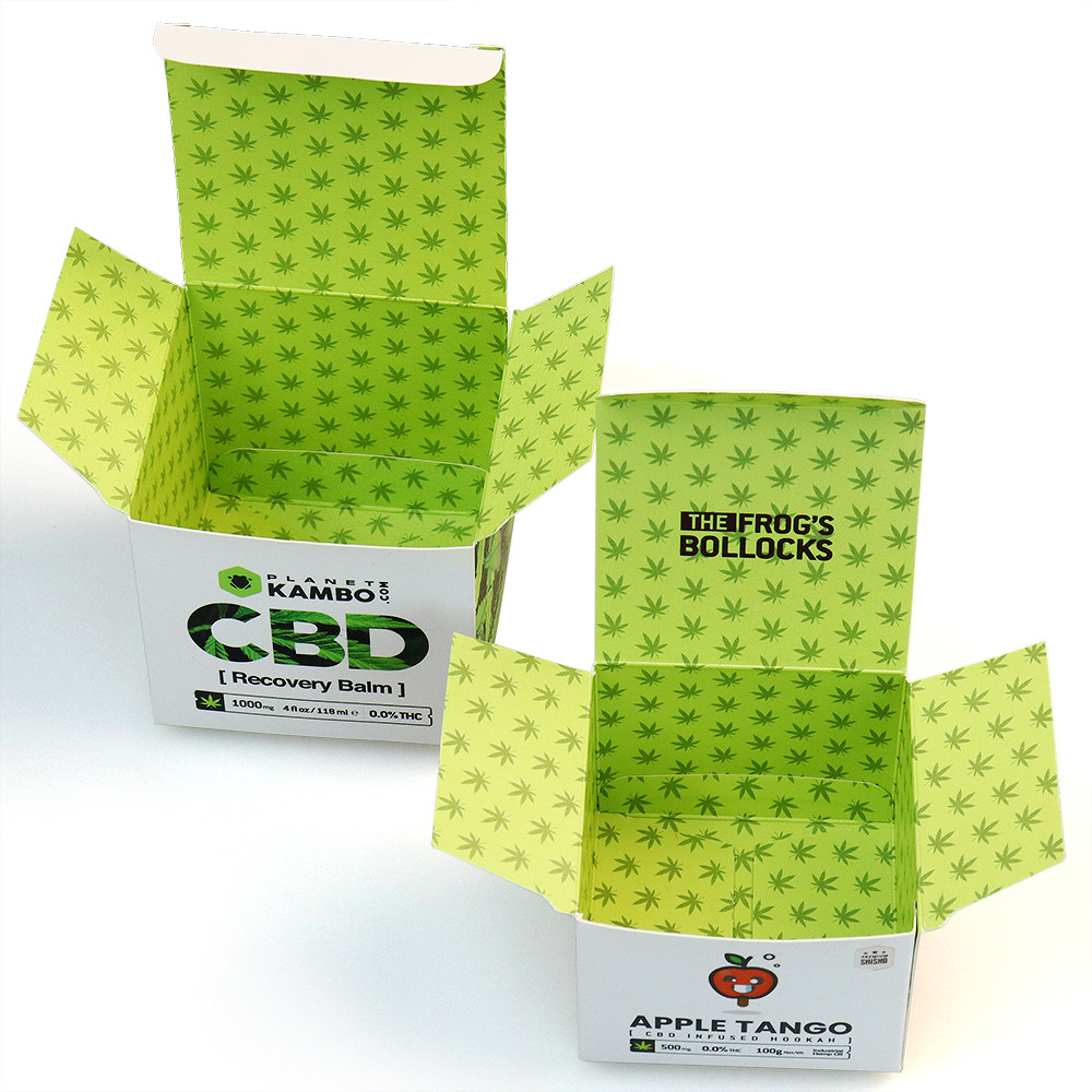 Wholesale CBD custom packaging with Customizable Design Matt Or Gloss Lamination