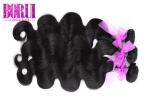 3/4 Bundles Malaysian Body Wave Bundles , Malaysian Water Wave With Closure