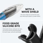Freediving Scuba Semi Dry Snorkel For Spearfishing Silicone Mouthpiece