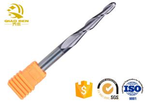 Quality Tungsten Carbide Tapered End Mill Cutter Milling Cutting Tools Smooth Chip Removal wholesale