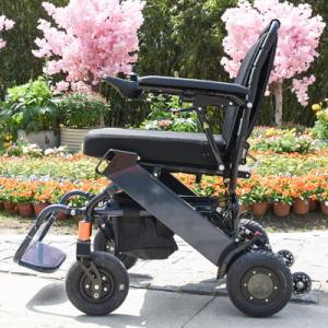 Quality Lithium Battery Aluminum Electric Wheelchair 6km/Hr wholesale