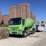 10 Wheels 380HP Sinotruk Mixer Truck 6X4 Driving Type With 12CBM Capacity