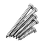 304 Stainless Steel Outer Hexagonal Wooden Tooth Screw Din571 Galvanized
