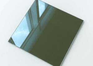 Quality Grounding Edge 12.38mm Louver Reflective Tempered Glass Panels wholesale