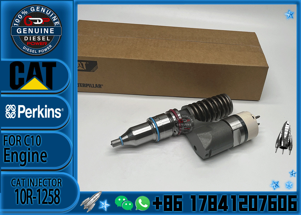 Diesel fuel injector 10R-1258 c12 injector 203-7685 2037685 for caterpillar c12 injector