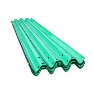 Quality Powder Coated Steel W Beam Highway Guardrail Traffic Barrier for Road Protection wholesale