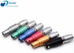 Custom Color Lemo B Series Connectors FGG G Key 1B 8 Pin Male Plug FGG.1B.308