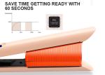 Instant Heat Up Dual Voltage Infrared Flat Iron LCD Display Hair Straightener