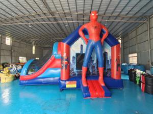 Quality Manufacture Bouncy Castler Inflatable Bouncer Combo With Slide SpidermMan Castle wholesale