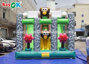 Quality Commercial Inflatable Slide 6*4m Animal Theme Party Inflatable Bouncer Slide For Advertising wholesale