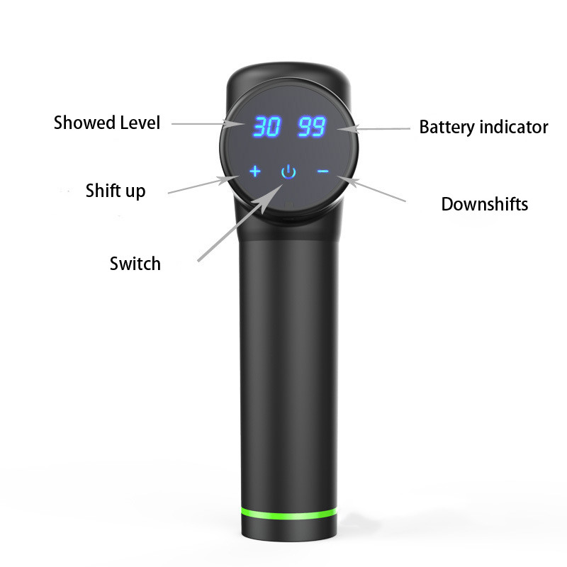 Multifunctional 2000mAh Quiet Handheld Percussion Massager