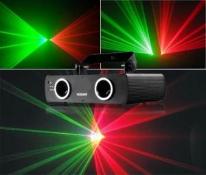 Quality 200mW Double red and green laser /led stage effect lights/hottest products in ktv bar room wholesale