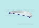 Transparent Silicone Rubber Sheath DN 150 Mm High Temperature Resistance