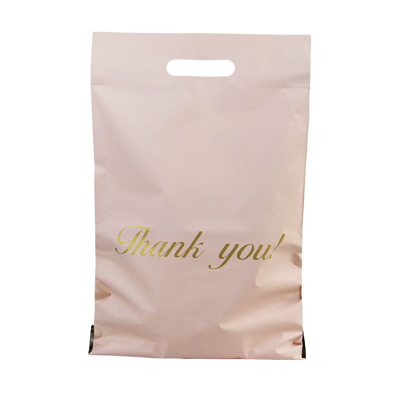D2W Double Handles Custom Logo Mailing Bags With Strong Bearing Capacity