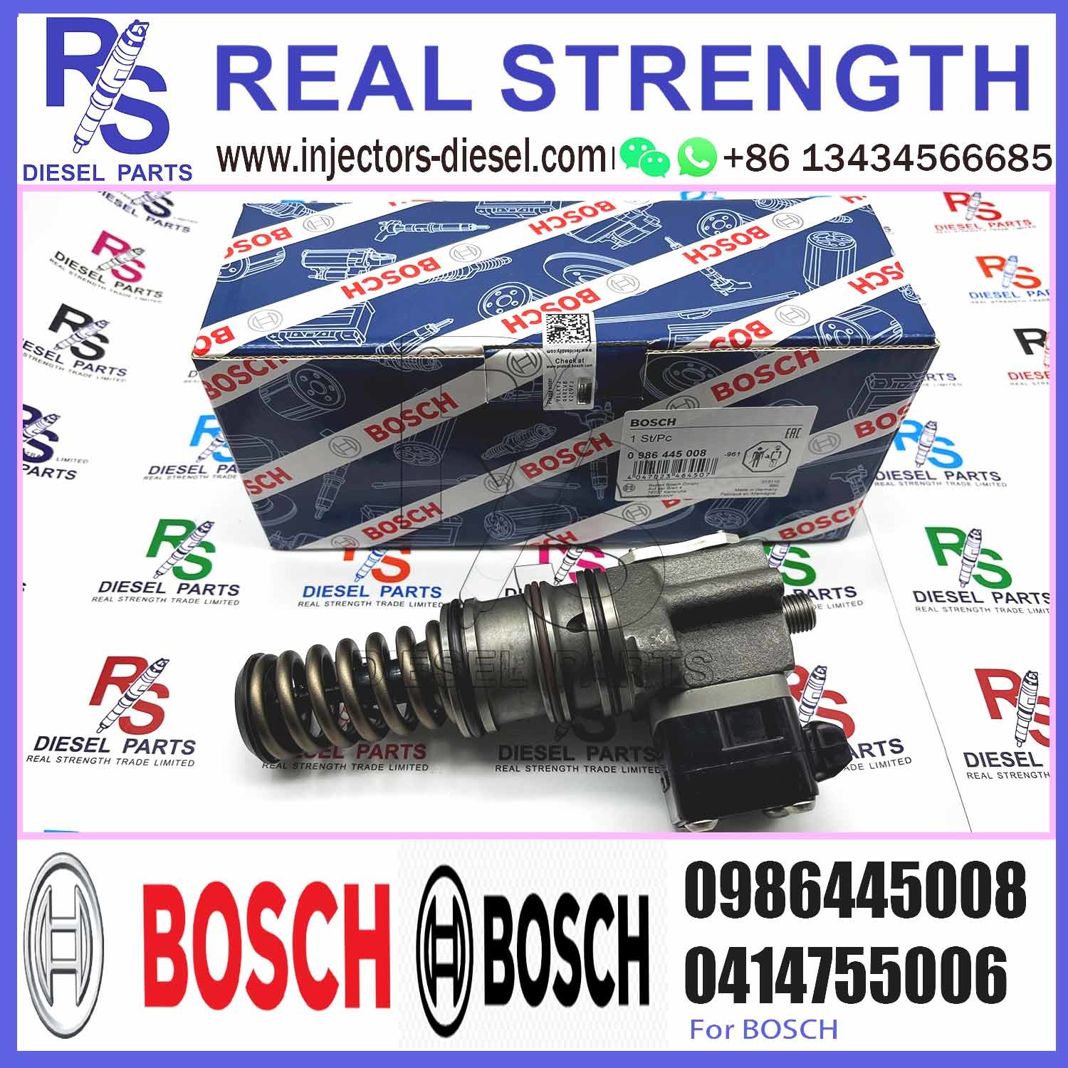 EUP Electronically Controlled Single Pump Plunger 0414755004 0414755005 0986445005