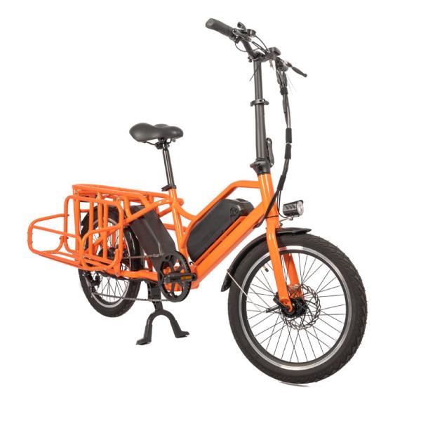 Long Tail Food Delivery Bike with 48V 13.4A Battery 20" Wheels and Max Speed 30