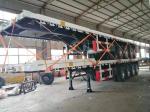 4 Axle Flatbed Trailer Container Truck Cargo Semi Trailers