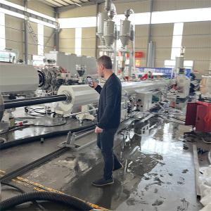 Quality 20-110mm Plastic PE PPR Hdpe Pipe Extrusion Machine wholesale