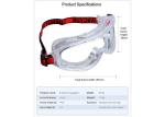 Clear Surgical Protective Glasses Anti Bacterial Classical Style CE Certificate