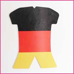 Quality National Advertising Promotional Magnetic T-shirt Car Sticker Germany wholesale